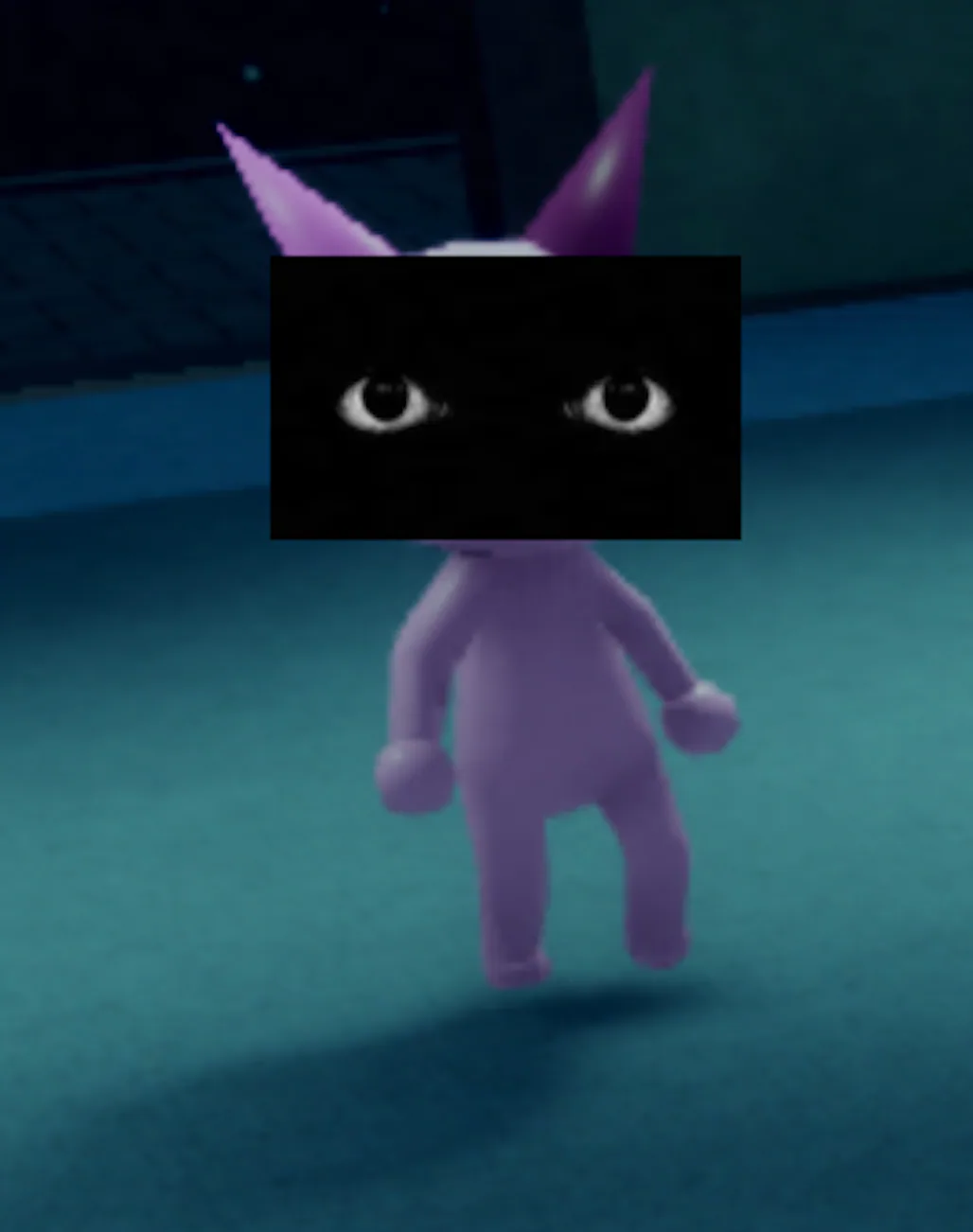 CCTV black eyes anomaly