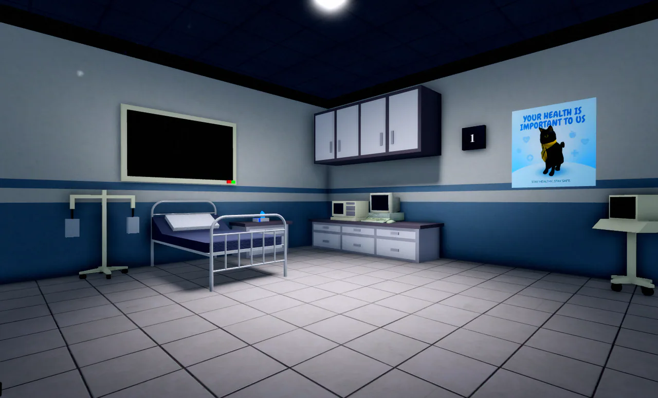 Animal Hospital room used during shifts